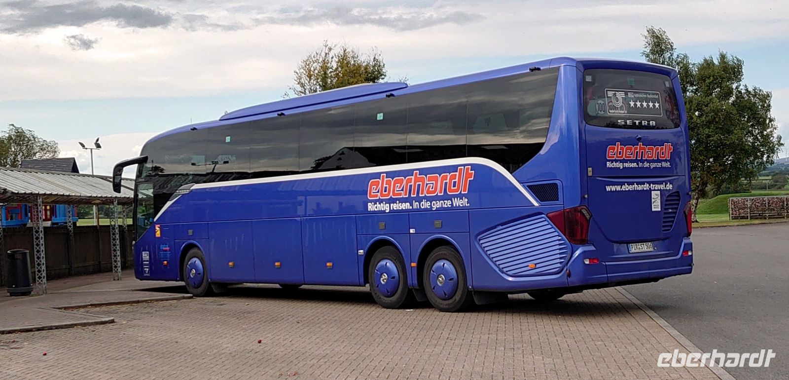 Unser Bus in Gretna Green.JPG