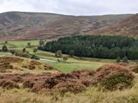 Blick auf die Grampian Mountains