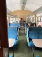 alter Comfort in blau