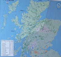 Blick auf die höchsten Berge des UK