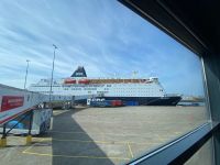 Blick zurück auf unser Schiff