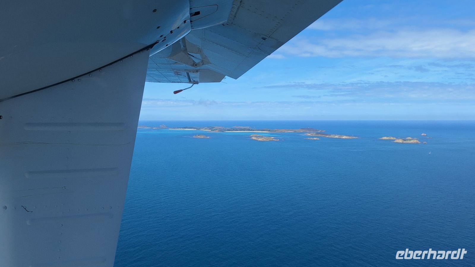 Flug auf die Isles of Scilly