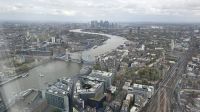 Blick auf die Tower Bridge vom The Shard