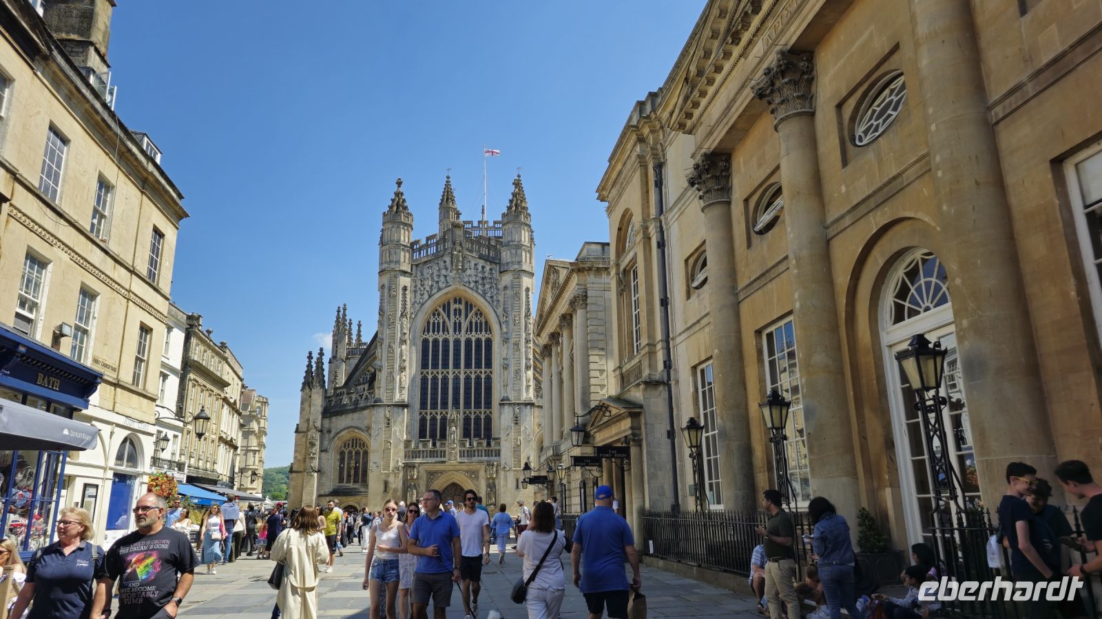 Bath, Blick zur Kathedrale 