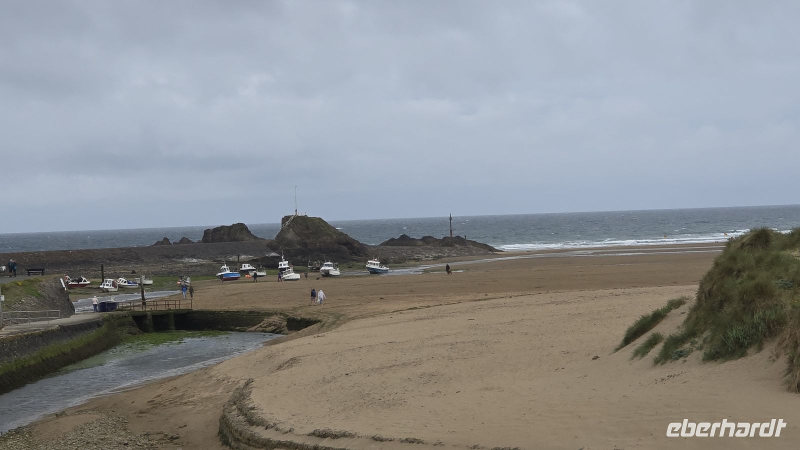 Blick zum Atlantik in Bude