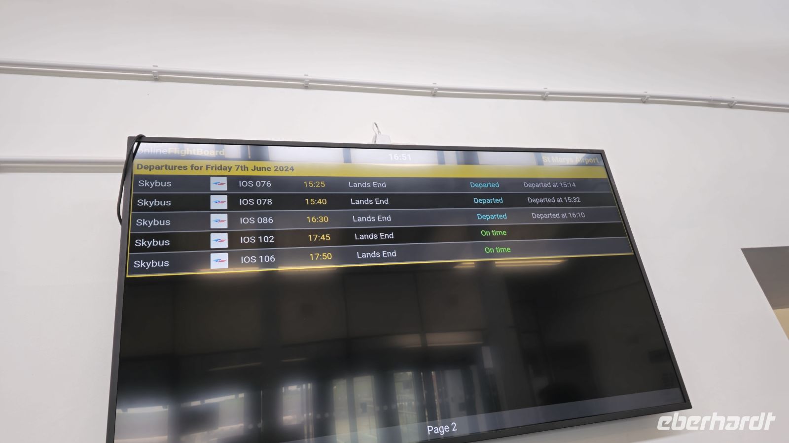 Skybus auf St. Mary´s