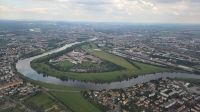 Landeanflug auf Dresden