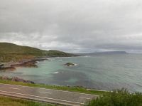 Zugfahrt an der Küste