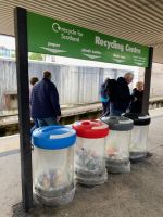 transparente Mülltrennung