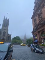 Edinburgh Castle im Nebel