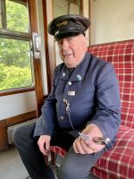 unser sehr freundlicher Schaffner