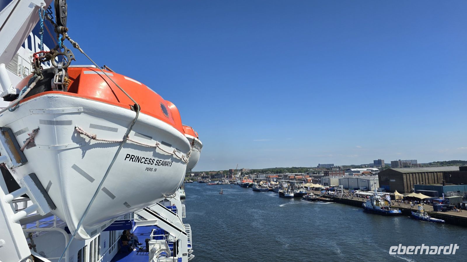 An Bord unserer Fähre 