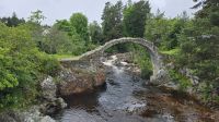 Old Packhorse Bridge in Carrbridge 
