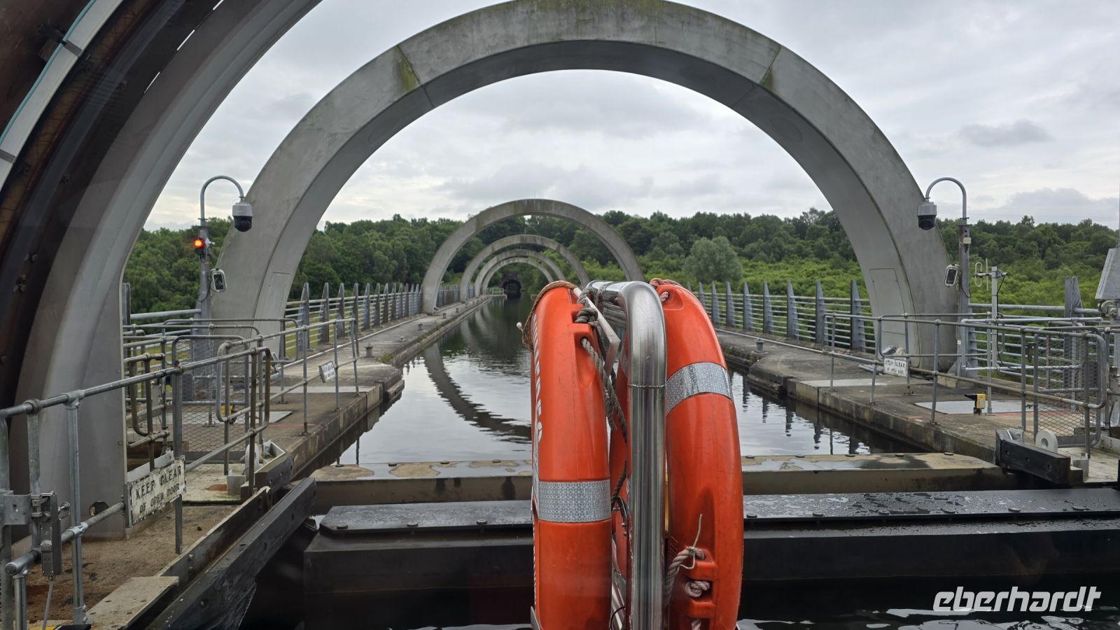 Fahrt mit dem Falkirk Wheel 