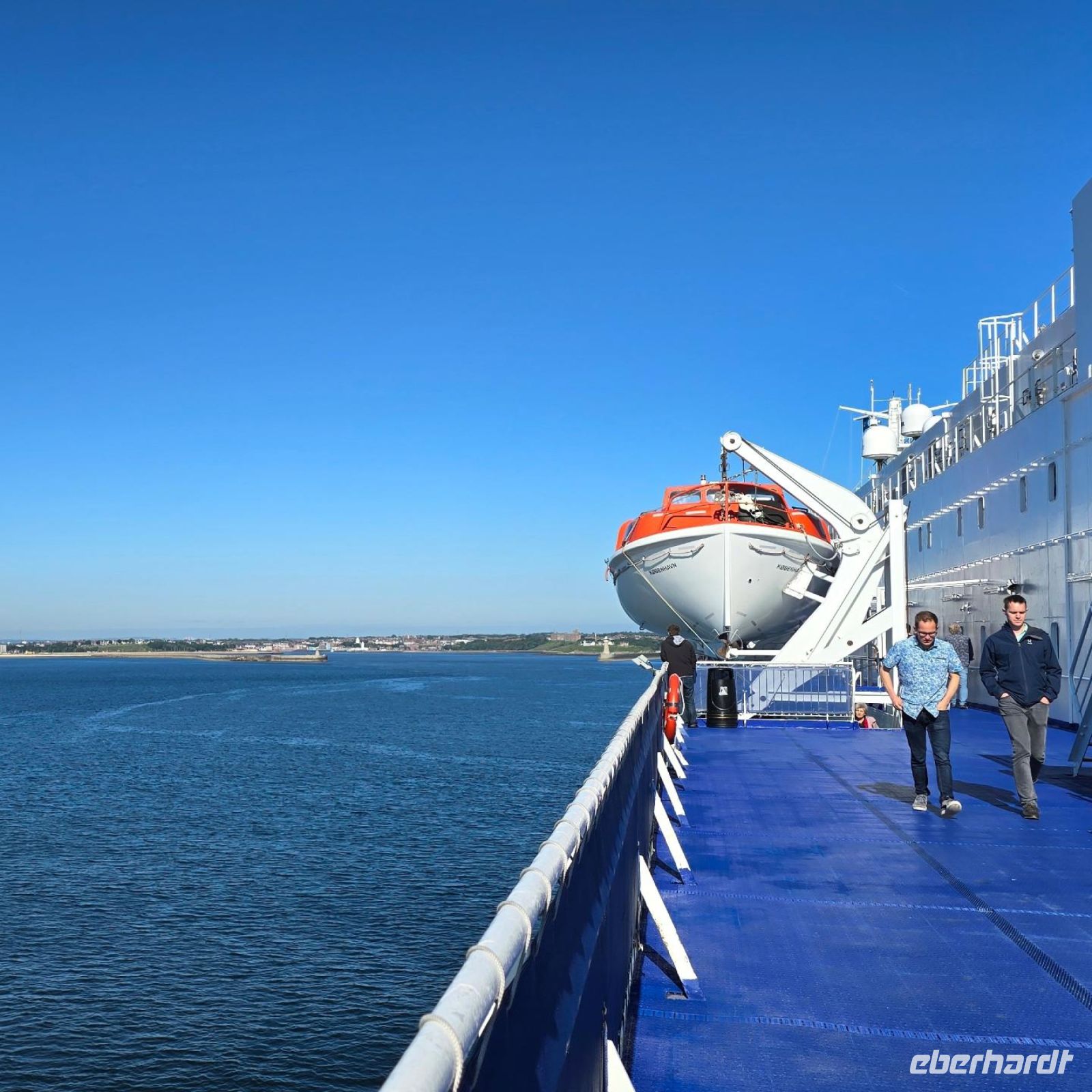 An Bord unserer Fähre 