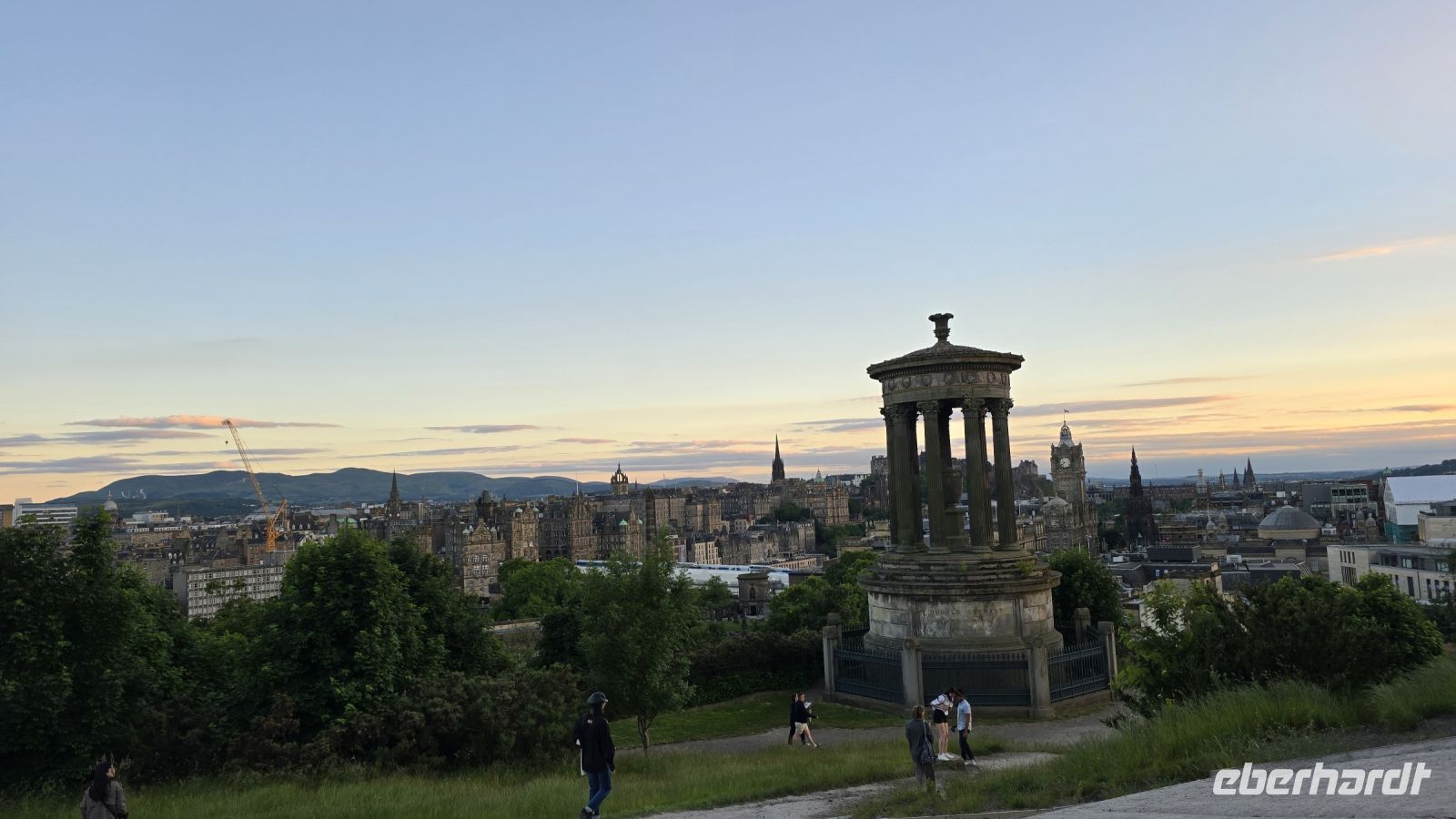 Calton Hill in Edinburg 