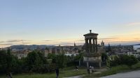 Calton Hill in Edinburg 