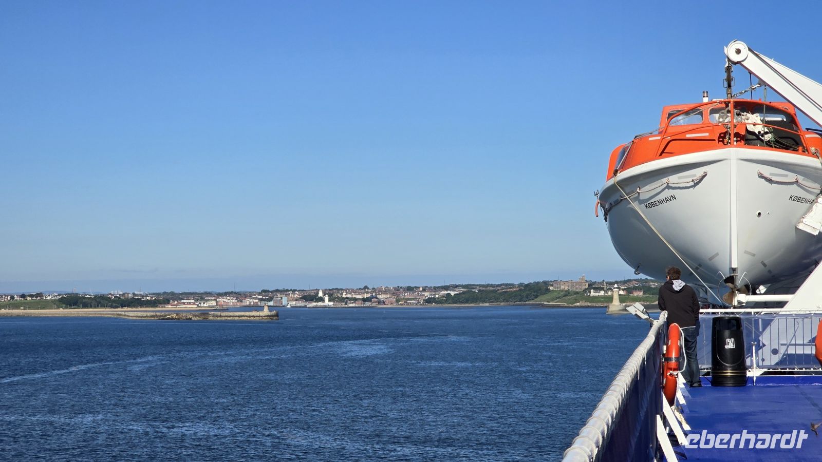 Mit der Fähre nach Newcastle 