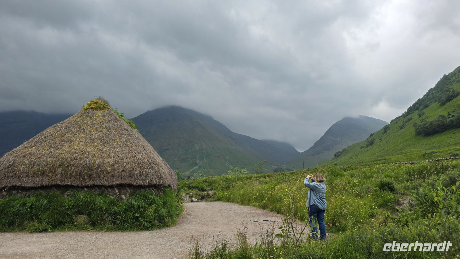 Torfhütte im Glen Coe 