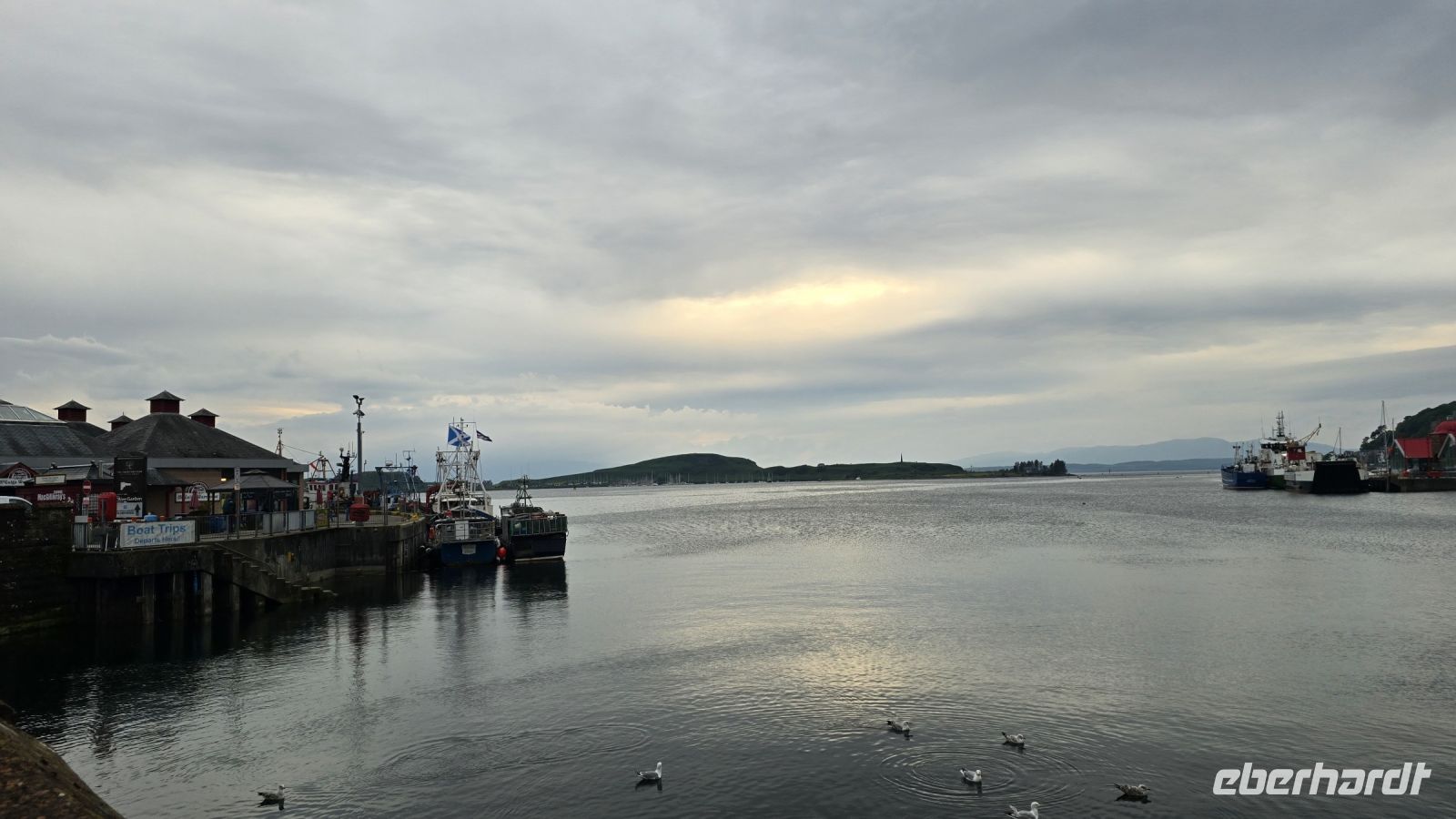 Obans Hafen am Abend 