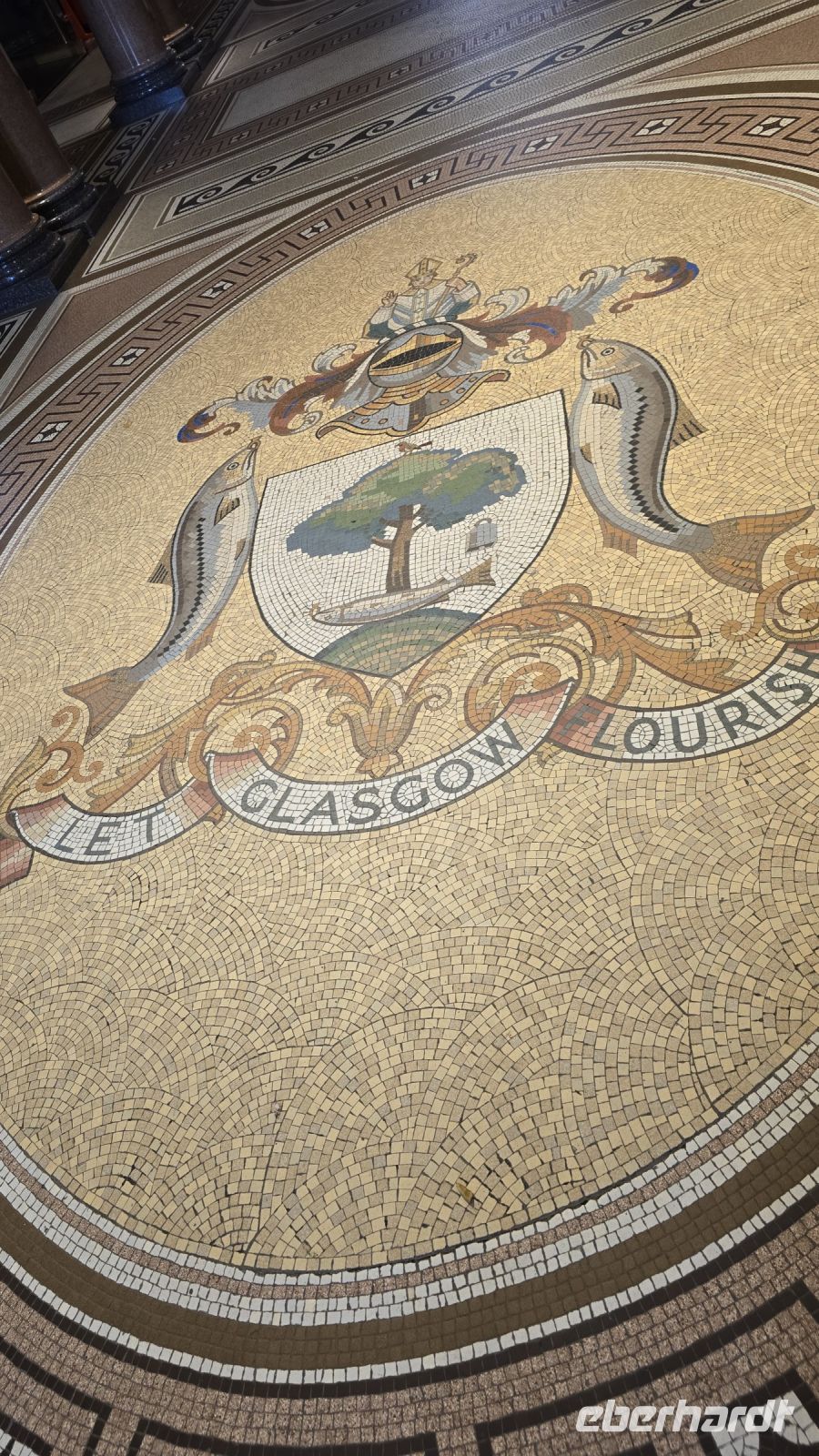 Glasgow Stadtwappen im Rathaus 