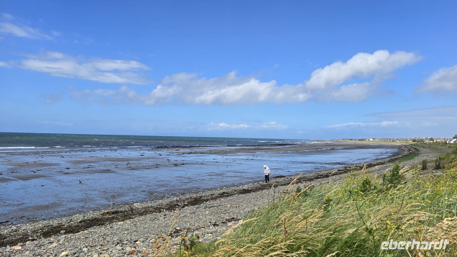 Mittagspause am Strand von Girvan