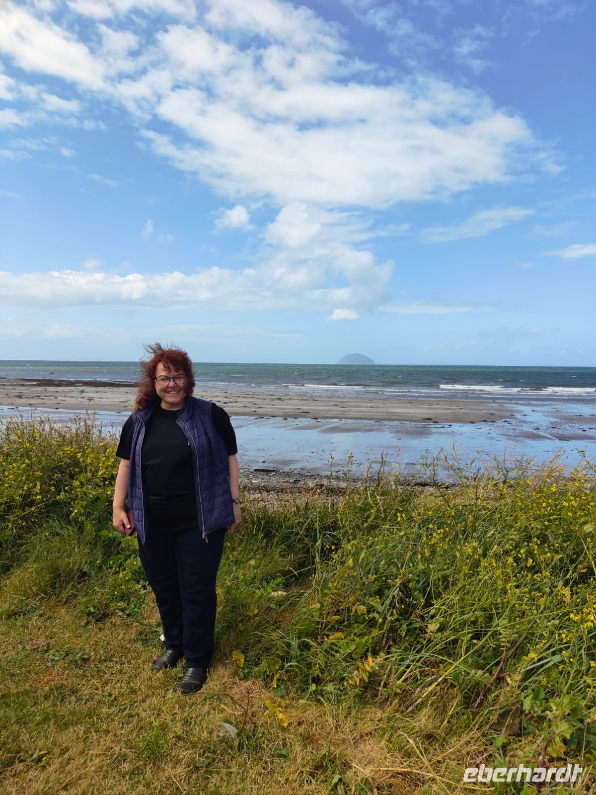 Mittagspause am Strand von Girvan