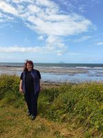 Mittagspause am Strand von Girvan