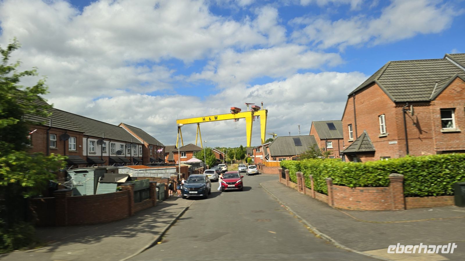 Fahrt durch die Viertel Belfasts