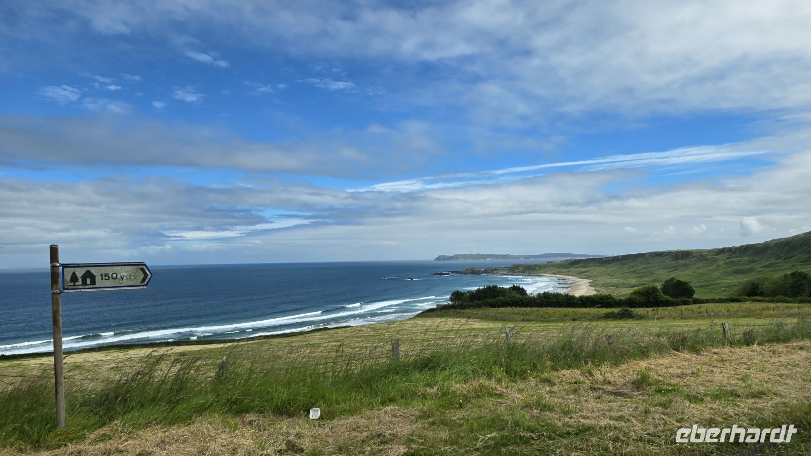 Fahrt die Antrim Coast entlang