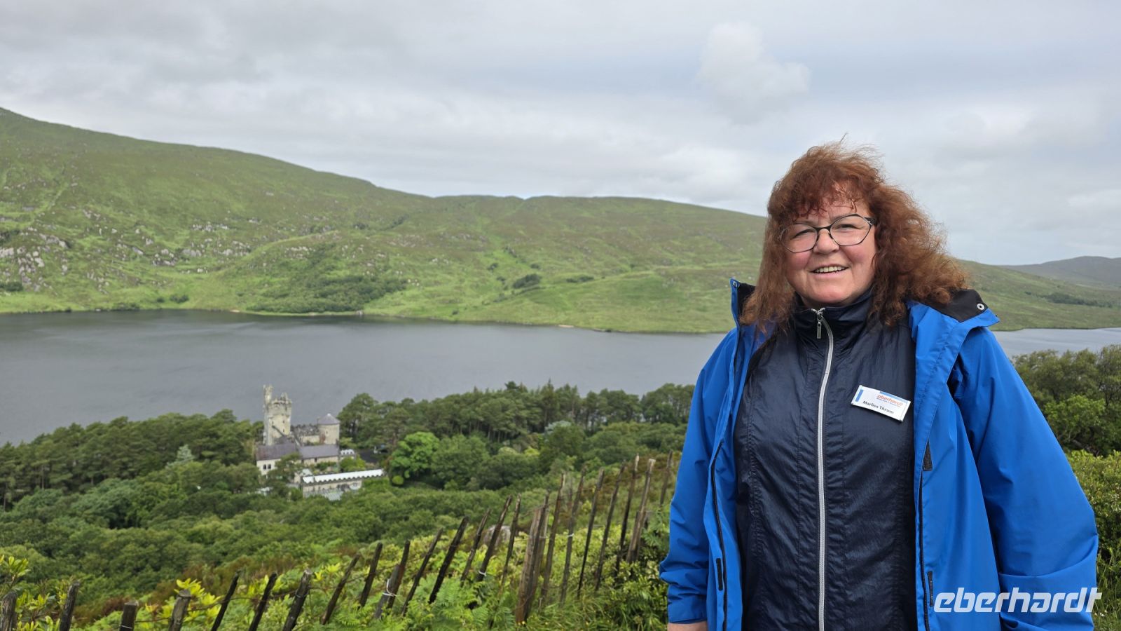 auf dem View Point des Glenveagh Castle