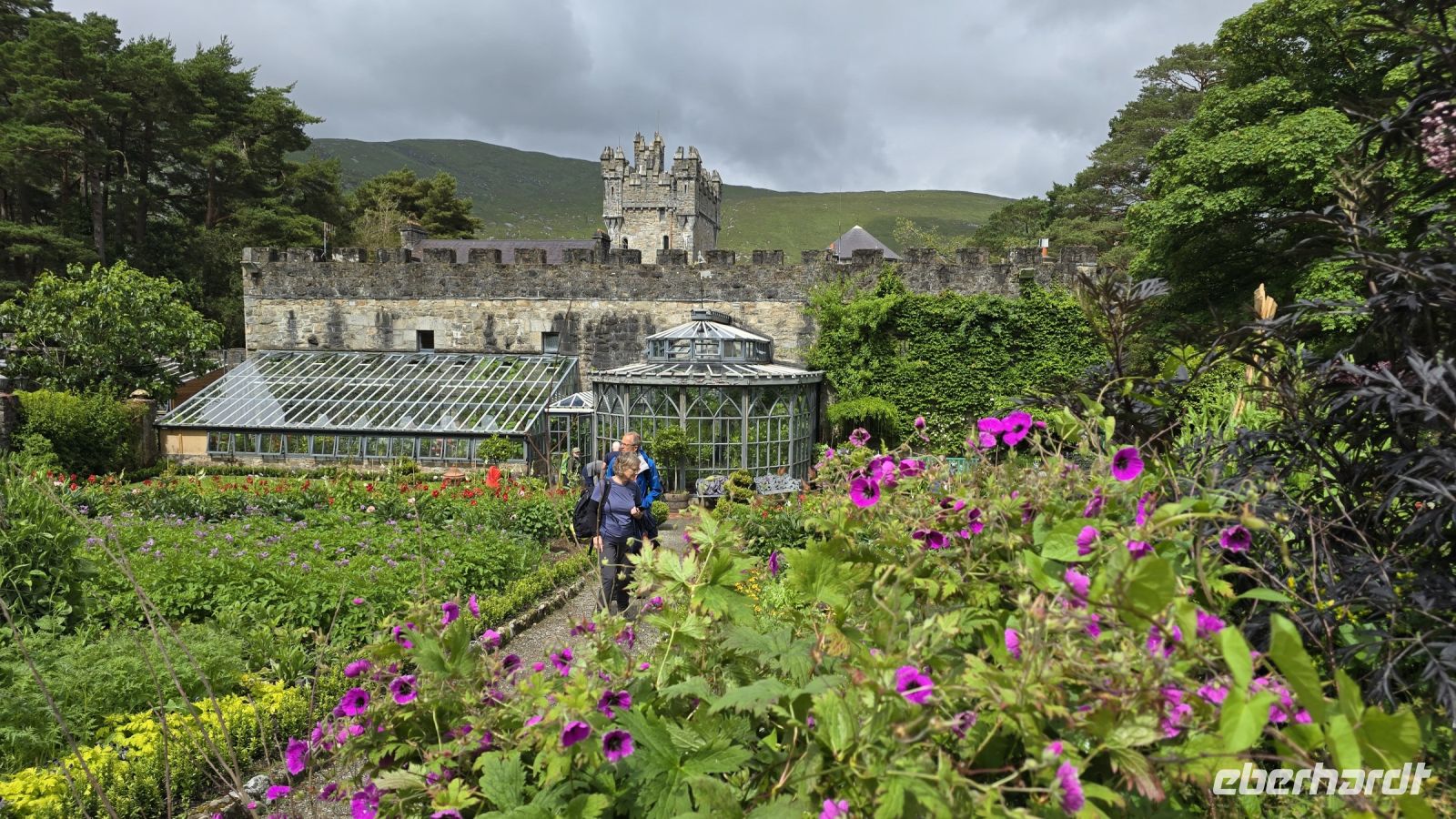 Gärten des Glenveagh Castle