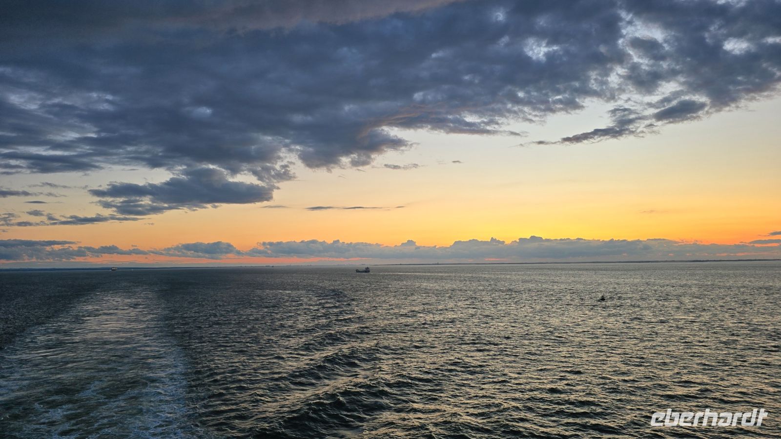 Abendstimmung an Bord