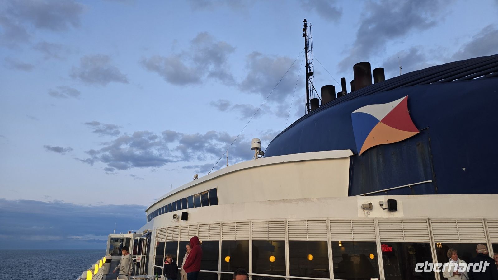 Abendstimmung an Bord