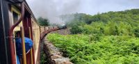 242 Nordwales, Zugfahrt Porthmadog - Blaenau Ffestiniog