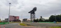 278 Glasgow, Clyde Auditorium mit Finnieston Crane