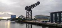 282 Glasgow, Clyde Auditorium mit Finnieston Crane