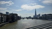 Blick von der Millennium Bridge  