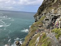 Südengland, Tintangel Castle - oder 140 Stufen