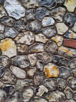 Silex (Flintstones, Feuersteine) als Fassadenverkleidung