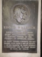 Edgar Wallace-Plakette an der Fleet Street