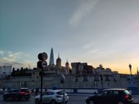 Sonnenuntergang überm Tower (mit the Shard im Hintergrund)