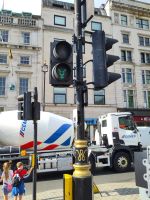Ampelzeichen in London (Trafalgar Square)