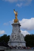 Victoria und Nike bzw. Victoria und Victoria: Victoria Memorial mit Queen Victoria und der Siegesgöttin,