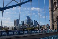 London CIty von der Tower Bridge betrachtet