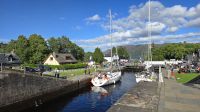 Fort Augustus- Schleusenbrücke des Kaledonischen Kanals