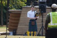 Dudelsackspieler in den Kensington Gardens