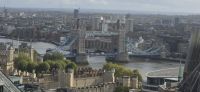 Die Tower Bridge vom Dachgarten Fenchurch 120