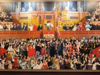 London. Royal Albert Hall Triptychon