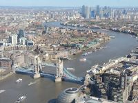 London. Blick von The Shard 